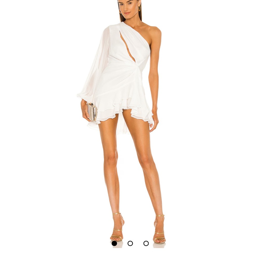 REVOLVE White One-Shoulder Dress